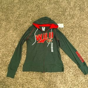 NWT Minnesota Wild Zip-up Hoodie